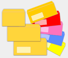 Sehr umfangreiches Sortiment mit Briefumschl&auml;gen und Versandtaschen ist preiswerter geworden