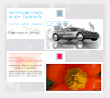 Postkarten mit ungew&ouml;hnlichen Formaten