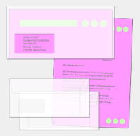 Transparente Fensterumschl&auml;ge