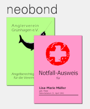 neobond - hoch belastbares Papier für Ausweise, Pässe und Urkunden