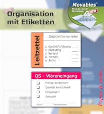 Organisation mit Etiketten