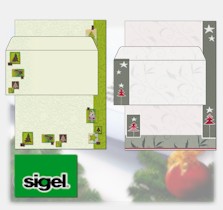 Papiere und Umschl&auml;ge mit festlichen Motiven