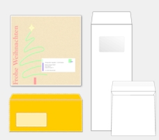 Briefumschl&auml;ge in aus&szlig;ergew&ouml;hnlichen Formen und Gr&ouml;&szlig;en