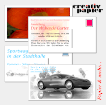 Postkarten in au&szlig;ergew&ouml;hnlichen Gr&ouml;&szlig;en f&uuml;r wirksame Mailings
