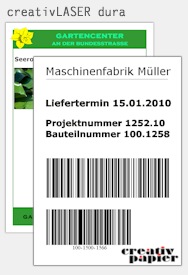 Hoch strapazierf&auml;higes Verbundpapier f&uuml;r Laserdrucker