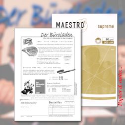 D&uuml;nndruckpapiere f&uuml;r Briefbeilger