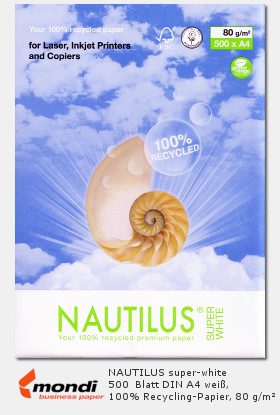 Recyclingpapier f&uuml;r alle B&uuml;roger&auml;te