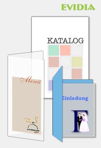 EVIDIA - transparente Papiere f&uuml;r kreative Drucksachen