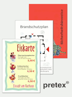 Hoch belastbares Papier f&uuml;r technische Dokumente und Speisekarten