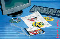 Etiketten f&uuml;r das gute Finish von CD's und DVD's