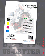 CreativLaser 80 US-Letter Format f&uuml;r den Schriftverkeht mit den Vereinigten Staaten 