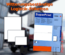 Witterungsbeständige Logistik-Etiketten