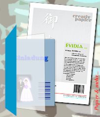 transparentes Laserpapier und Kopierpapier 