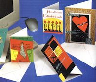 Die Faltkarten können Sie als Grußkarte, als Glückwunschkarte, als Einladungskarte und für viele weitere Zwecke verwenden.