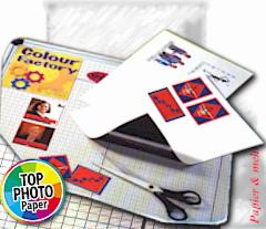 Magnetpapier f&uuml;r Regalbeschriftungen und die Organisation, mit Tintenstrahldruckern bedruckbar  