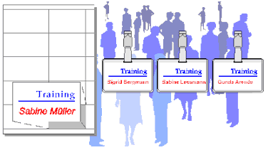 Namenschilder f&uuml;r Seminare und Tagungen 