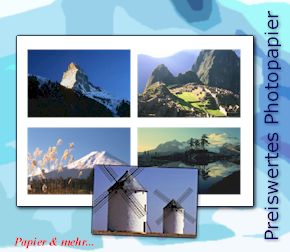 Preiswerte Photopapiere für brillante Bilder