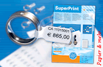 Ringetiektten f&uuml;r die Preisauszeichnung von Ringen, Uhren, Brillen