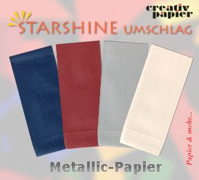 STARSHINE Umschl&auml;ge DL - Metallic - Briefumschl&auml;ge f&uuml;r Laserdrucker - geeignet f&uuml;r Einladungen, Weihnachtspost, Men&uuml;karten, Speisekarten, Weihnachtskarten