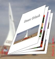 Das pers&ouml;nliche Photoalbum mit dem Tintendrucker gedruckt 