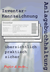 Inventarkennzeichnung mit Sicherheitetiketten 
