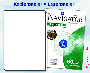 Kopierpapier TURBOCOPY  f&uuml;r Laserdrucker und Kopierer