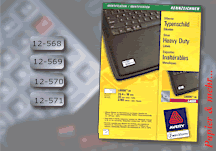 silberne Typenschild-Etiketten zur Kennzeichnung von Ger&auml;ten und Bauelementen 