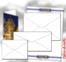 Weiße Briefumschläge für alle Gelegenheiten