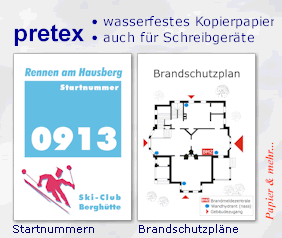 Strapazierf&auml;higes und wetterfestes Papier f&uuml;r Laserdrucker