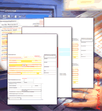 Zahlungsverkehrsformulare - Überwisung, Scheck Oderscheck, Lastschrift