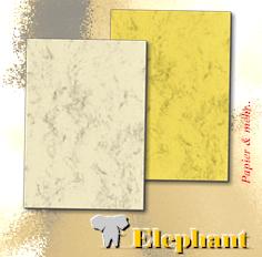 Elefantenhaut - f&uuml;r Einladungen, Speisekarten, Urkunden 