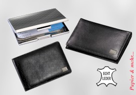 Visitenkarten - Etuis und Visitenkartenboxen