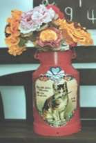 Dekorative Milchkannen 