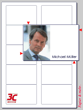 Photovisitenkarten - schnittgestanzt