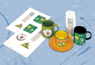 Keramik und Glas Transferfolie