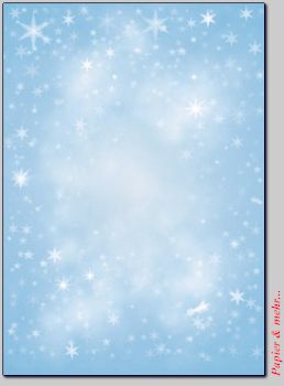25 Bogen Weihnachtspapier DIN A 4 - Motiv  Blue Sky, DP 405