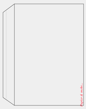 700 Polypropylen Briefumschl&auml;ge  DIN C 4 229 x 324 mm