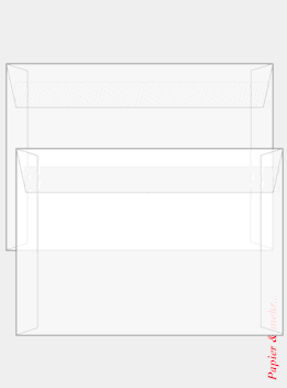 500 CreativH&uuml;llen Transparent DIN C5 hs, wei&szlig;, 100 g/qm