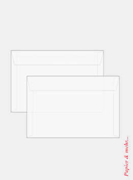 500 CreativH&uuml;llen Transparent DIN C6 hs, wei&szlig;, 100 g/qm
