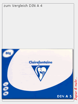 1000 Blatt Continental LX DIN A 5, 80 g/m&sup2;