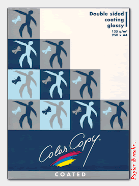 250 Blatt Color Copy coating glossy DIN A 4, 135 g, beidseitig hochgl&auml;nzend 