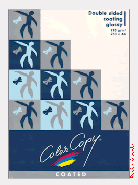 250 Blatt Color Copy coating glossy DIN A 4, 170 g, beidseitig hochgl&auml;nzend