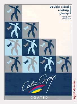 250 Blatt Color Copy coating glossy DIN A 4, 250 g, beidseitig hochgl&auml;nzend