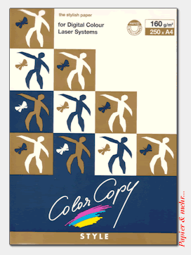 Color Copy style - 250 Blatt DIN A4, 160 g/qm naturweiss