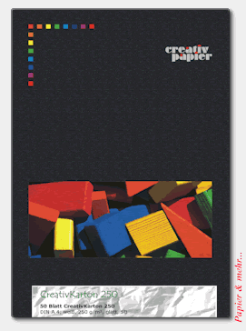 50 Bogen CreativKarton 250, DIN A 4, 250 g/qm 