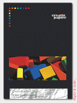 50 Bogen CreativKarton 280 DIN A 4, hochwei&szlig;, 280 g/qm 