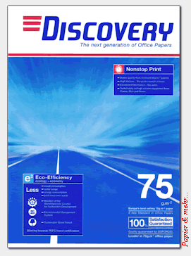DISCOVERY - Das gute Kopierpapier f&uuml;r  Hochleistungslaserdrucker und Hochleistungskopierer.