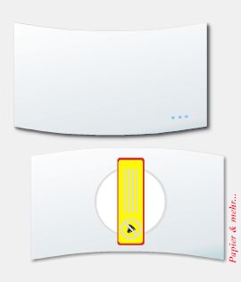 Namensschilder aus Acryl mit magentischer Befestigung 