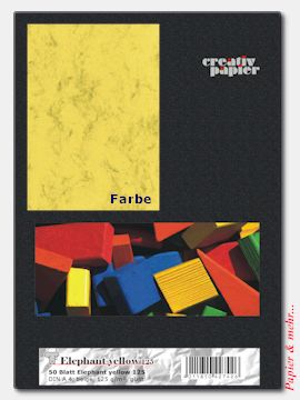 50 Bogen Elephant yellow 125 DIN A 4