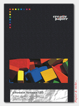 50 Blatt elfenbein HAMMER DIN A 4 185 g/qm